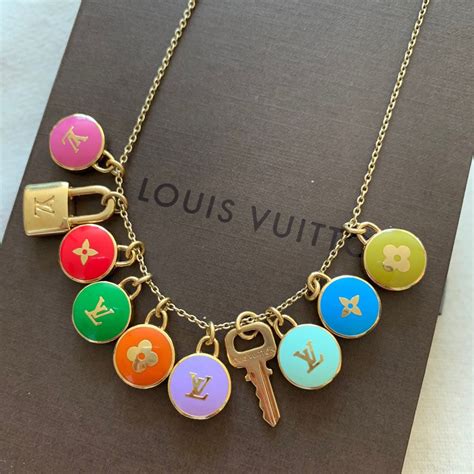 used lv earrings|louis vuitton necklace and earrings.